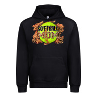 Black softball mom Urban Hoodie - AdoDesignShop