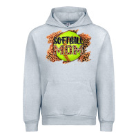 Heather Grey softball mom Urban Hoodie - AdoDesignShop