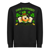 Black drink responsibly dont spill it Heavyweight Sweatshirt - Artiststas