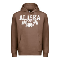 Chestnut Alaska Mountains Forest Hunting Usa Premium Hoodie - longCreatives