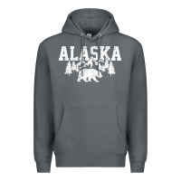 Rock Alaska Mountains Forest Hunting Usa Premium Hoodie - longCreatives