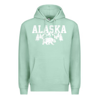 Seafoam Alaska Mountains Forest Hunting Usa Premium Hoodie - longCreatives
