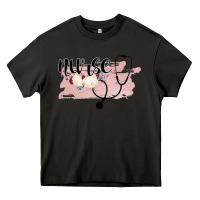 Asphalt Nurse Floral Heavy Core Tee - Bettercallsaul
