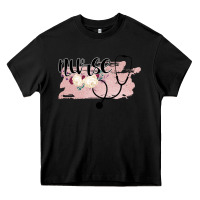 Black Nurse Floral Heavy Core Tee - Bettercallsaul
