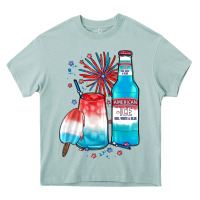 Arona th of july drinks, american ice Heavy Core Tee - JahusDesignShop