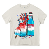 Cream th of july drinks, american ice Heavy Core Tee - JahusDesignShop