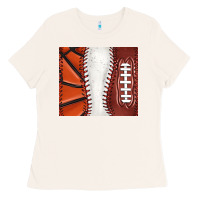 Bone baseball and basketball and football tumbler tbs Ladies Tee - TumblerDesignByShophia