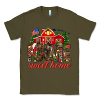 Army Green Army Christmas Home Sweet Home Classic Tee - HowdyJamesFarm