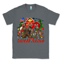 Charcoal Heather Army Christmas Home Sweet Home Classic Tee - HowdyJamesFarm