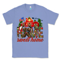 Colony Blue Army Christmas Home Sweet Home Classic Tee - HowdyJamesFarm