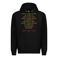 Black Life Is Not A Journey To The Grave With The Intention Premium Hoodie - longCreatives