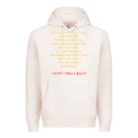 Pale Pink Life Is Not A Journey To The Grave With The Intention Premium Hoodie - longCreatives