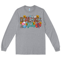 Heather Grey dialysis tech Long Sleeve Tee - OliviaCreatesArt