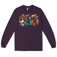 Plum dialysis tech Long Sleeve Tee - OliviaCreatesArt