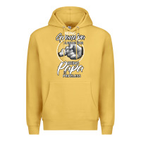 Antique Gold being grandpa is an honor being papa is priceless, gift dad Premium Hoodie - longCreatives