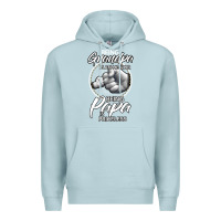 Blue Mist being grandpa is an honor being papa is priceless, gift dad Premium Hoodie - longCreatives