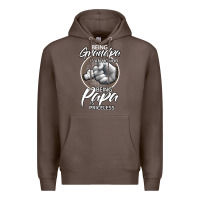 Coffee being grandpa is an honor being papa is priceless, gift dad Premium Hoodie - longCreatives