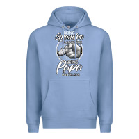 Colony Blue being grandpa is an honor being papa is priceless, gift dad Premium Hoodie - longCreatives