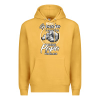 Mustard being grandpa is an honor being papa is priceless, gift dad Premium Hoodie - longCreatives