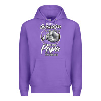 Purple being grandpa is an honor being papa is priceless, gift dad Premium Hoodie - longCreatives