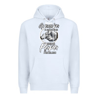 White being grandpa is an honor being papa is priceless, gift dad Premium Hoodie - longCreatives
