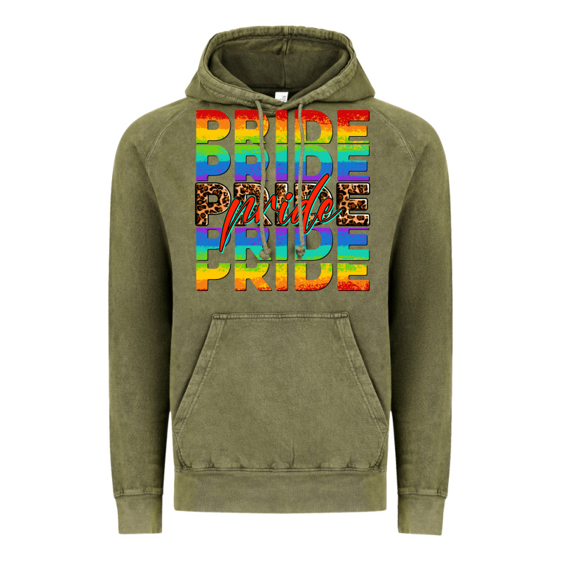 Pride Pride Pride Vintage Hoodie by OliviaCreatesArt | Teevron