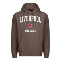 Coffee Liverpool England Vintage Athletic Sports Design Premium Hoodie - longCreatives