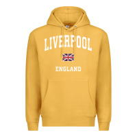 Mustard Liverpool England Vintage Athletic Sports Design Premium Hoodie - longCreatives