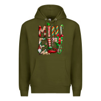 Army Green Mini Elf Premium Hoodie - CowhideDigitalArt