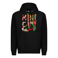 Black Mini Elf Premium Hoodie - CowhideDigitalArt