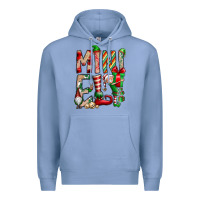 Colony Blue Mini Elf Premium Hoodie - CowhideDigitalArt
