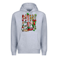 Heather Grey Mini Elf Premium Hoodie - CowhideDigitalArt
