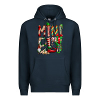 Navy Mini Elf Premium Hoodie - CowhideDigitalArt