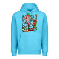 Ocean Blue Mini Elf Premium Hoodie - CowhideDigitalArt