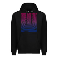 Black Bisexual Pride Subtle Bi Premium Hoodie - longCreatives