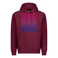 Burgundy Bisexual Pride Subtle Bi Premium Hoodie - longCreatives