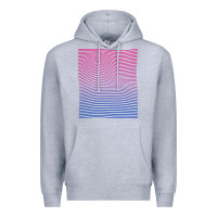 Heather Grey Bisexual Pride Subtle Bi Premium Hoodie - longCreatives