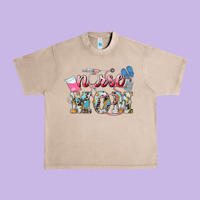Nurse Mom Mother's Day Urban Heavy Tee Designed By Howdyjamesfarm