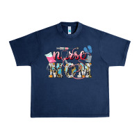 Navy Nurse mom Mother's Day Urban Heavy Tee - HowdyJamesFarm