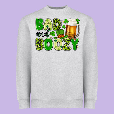 Bad And Boozy Heavyweight Sweatshirt Designed By Artiststas