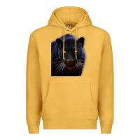 Mustard Black Panther, Big Cat T Premium Hoodie - longCreatives