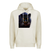 Oatmeal Heather Black Panther, Big Cat T Premium Hoodie - longCreatives