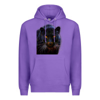 Purple Black Panther, Big Cat T Premium Hoodie - longCreatives
