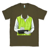 Army Green border collie engineer Classic Tee - RanaPortraitStore