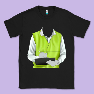 Border Collie Engineer Classic Tee Designed By Ranaportraitstore