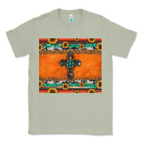 Matcha sunflowers cross aztec pattern Classic Tee - Jasminsmagicworld