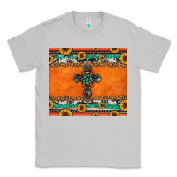 Moon Dust sunflowers cross aztec pattern Classic Tee - Jasminsmagicworld
