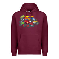Burgundy Blaze and the Monster Machines and Friends Premium Hoodie - longCreatives