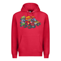 Cardinal Blaze and the Monster Machines and Friends Premium Hoodie - longCreatives