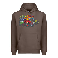 Coffee Blaze and the Monster Machines and Friends Premium Hoodie - longCreatives